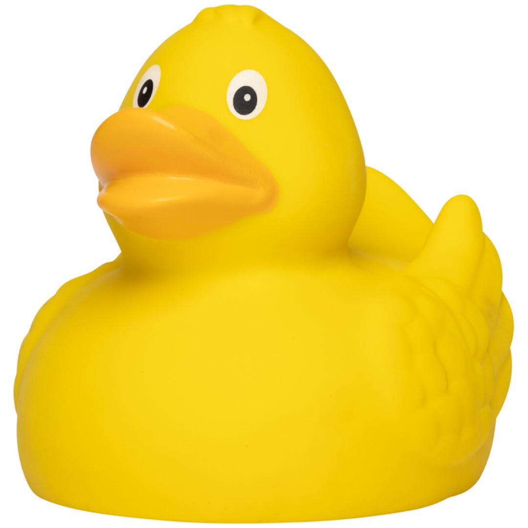 M134001 Gelb/orange - Naturkautschuk-Ente, klassik - mbw